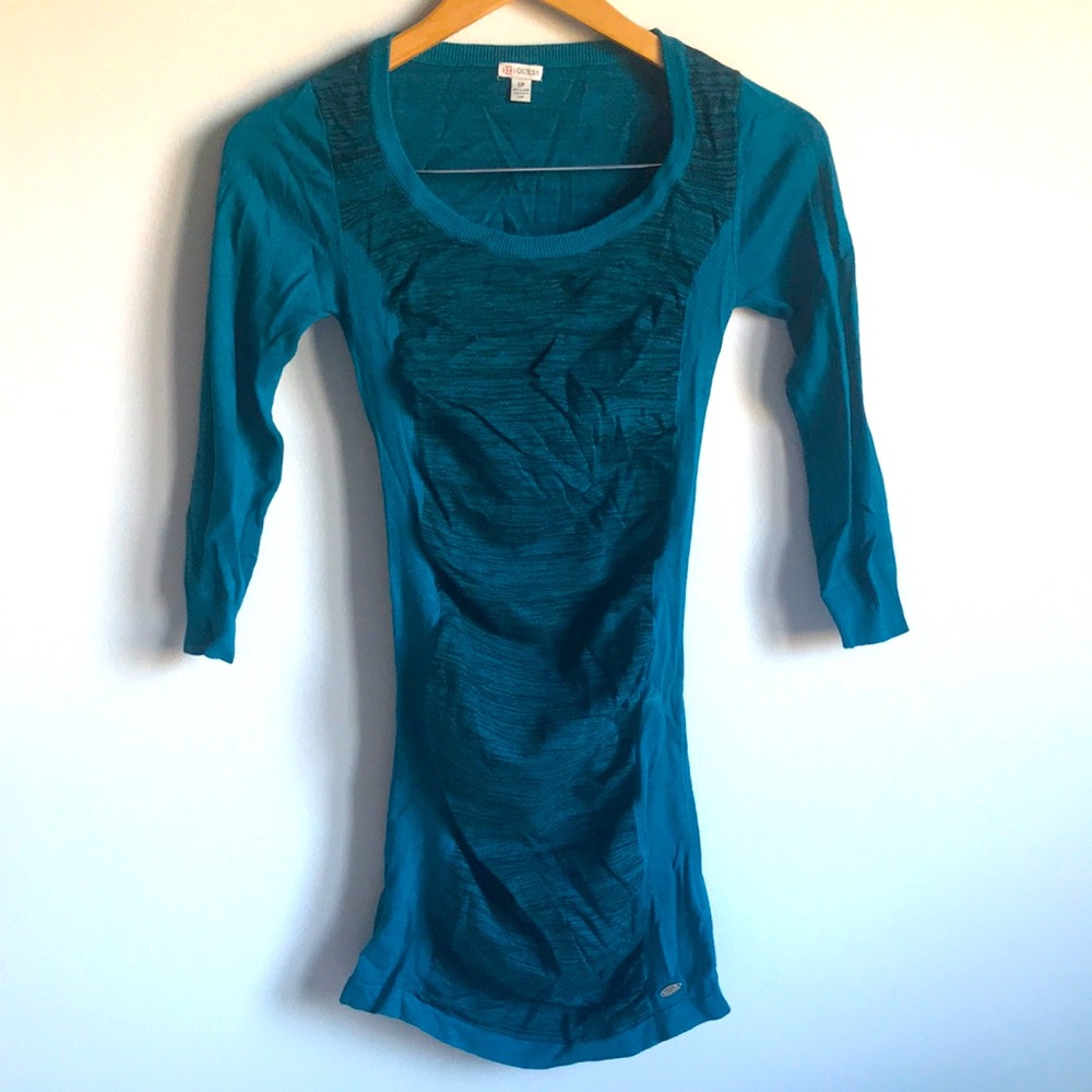 Guess | turquoise right dress size small